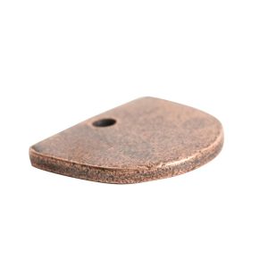 Flat Tag Mini Half Oval<br>Antique Copper