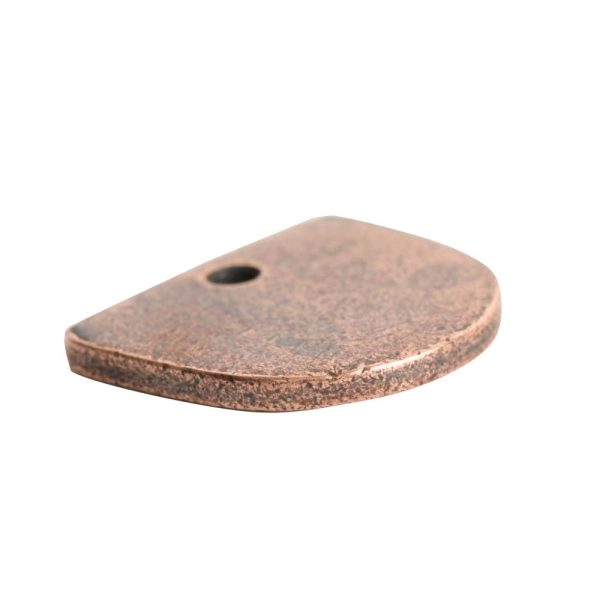 Flat Tag Mini Half OvalAntique Copper