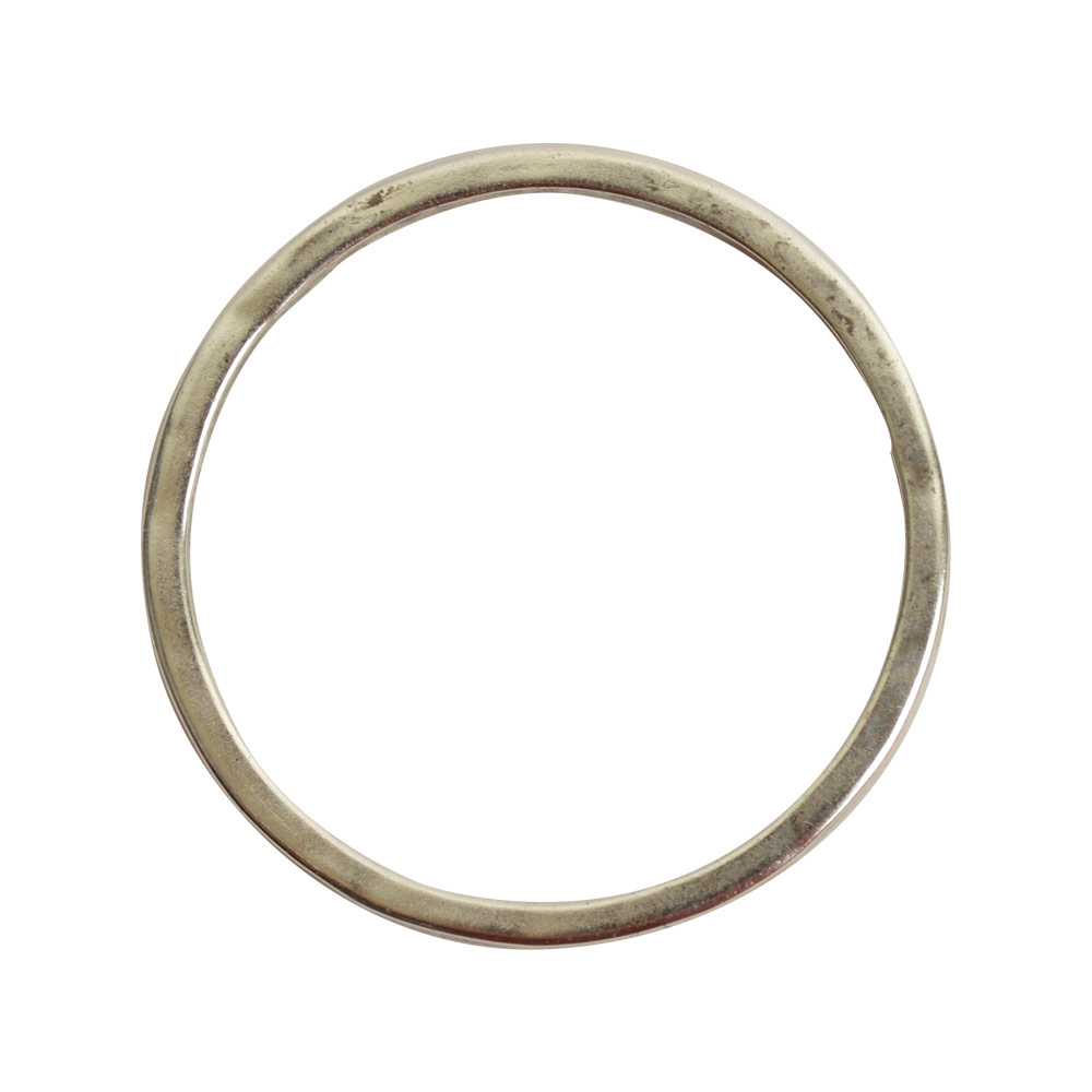 Ring Hammered Thin 7Antique Silver