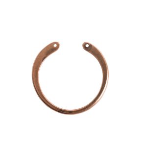 Wire Frame Open Circle Large Double Hole<br>Antique Copper