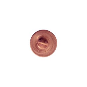 Button Shank Circle 8mmAntique Copper