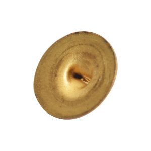 Button Shank Circle 8mm<br>Antique Gold