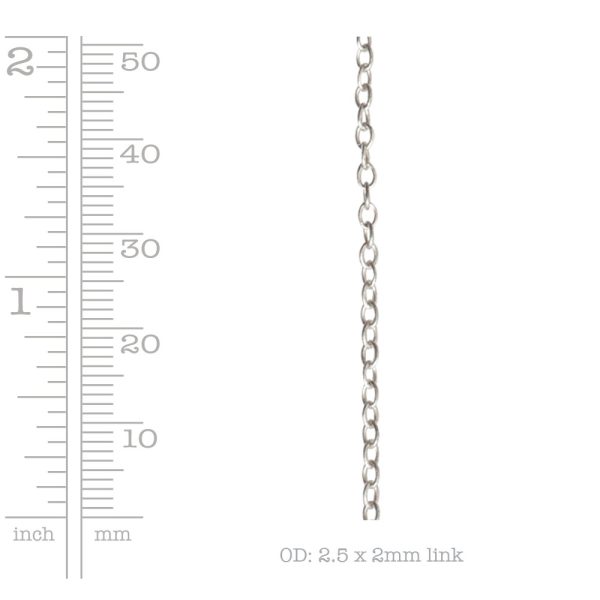 Delicate Link Cable ChainAntique Gold