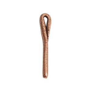Drop Organic Small Single Loop<br>Antique Copper