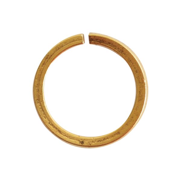 Jumpring 12mm Square Wire CircleAntique Gold