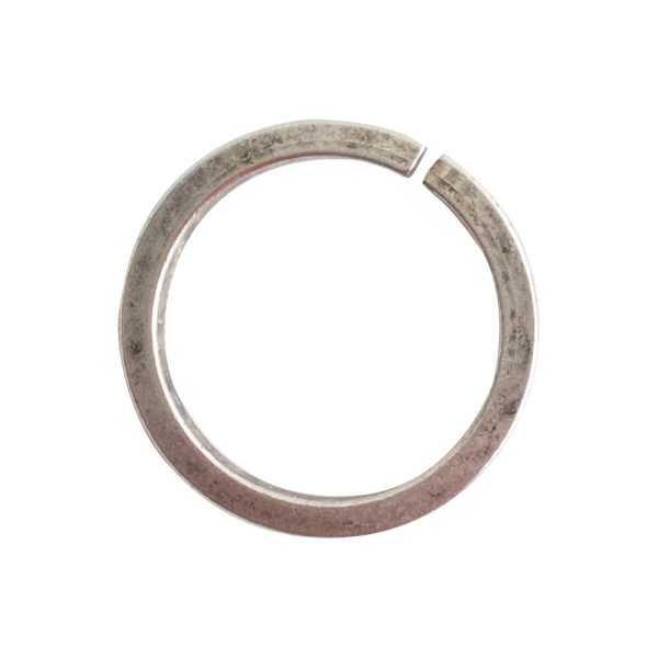 Jumpring 12mm Square Wire CircleAntique Silver