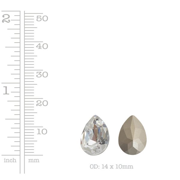 Preciosa Crystals 14mm PearCrystal