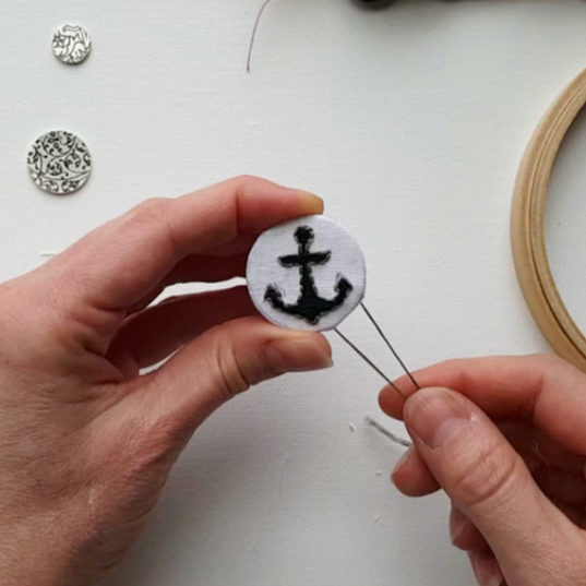 How To Put Your Embroidery in Jewelry + Video! Nunn Design