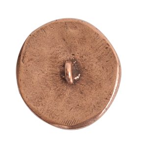 Button Organic Small Round Crossed ArrowsAntique Copper