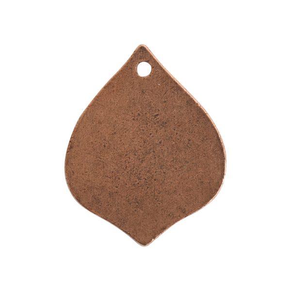 Flat Tag Small Marrakesh Single HoleAntique Copper