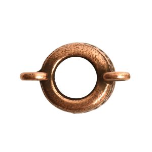 Tassel Top Ornate 9mm Double Loop<br>Antique Copper