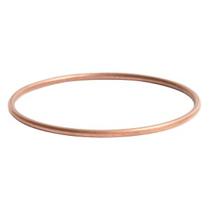Bangle Bracelet Round 10 gauge x 2.5 Inch Diameter<br>Antique Copper