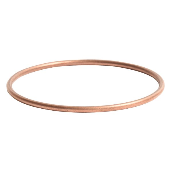 Bangle Bracelet Round 10 gauge x 2.5 Inch DiameterAntique Copper