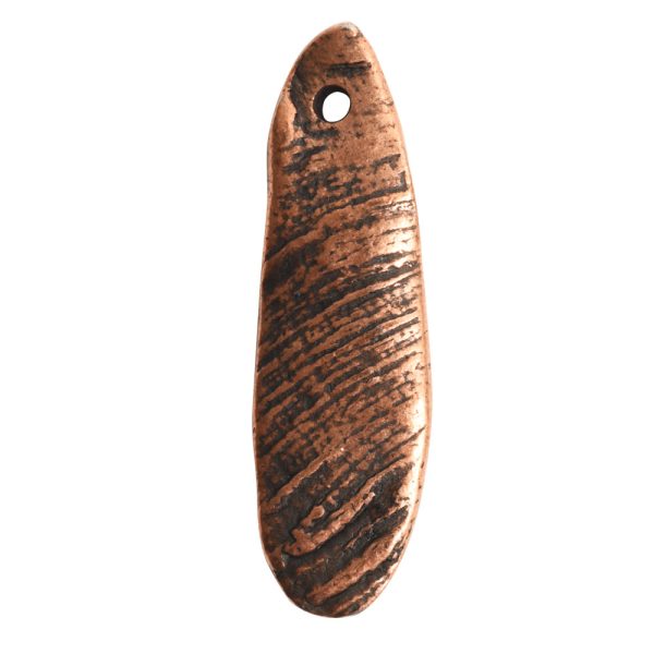 Charm Organic Mussel ShellAntique Copper