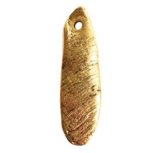 Charm Organic Mussel Shell<br>Antique Gold
