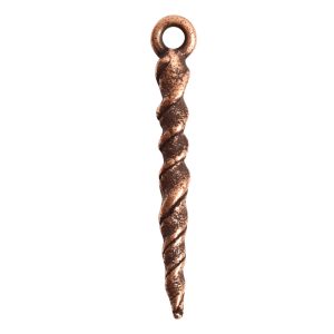 Charm Small Narwhal<br>Antique Copper
