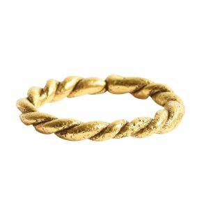 Hoop Twisted LargeAntique Gold