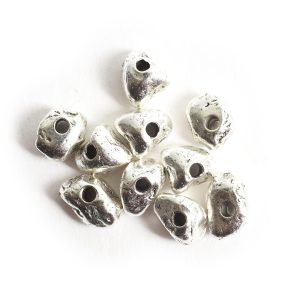 Metal Bead Organic Mini AssortmentAntique Silver
