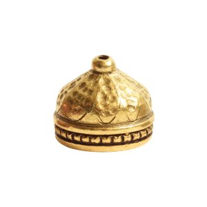 Tassel Top Ornate 9mm Single Hole<br>Antique Gold