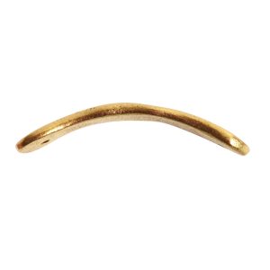 Bracelet Link Tag Small Rectangle<br>Antique Gold