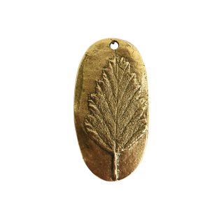 Charm Alder Leaf<br>Antique Gold