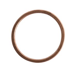 Hoop Flat Large Circle 35mm DiameterAntique Copper