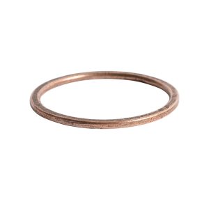 Hoop Flat Large Circle 35mm DiameterAntique Copper
