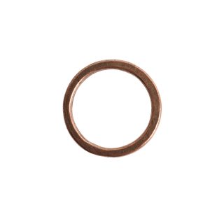 Hoop Flat Small Circle 24mm Diameter<br>Antique Copper