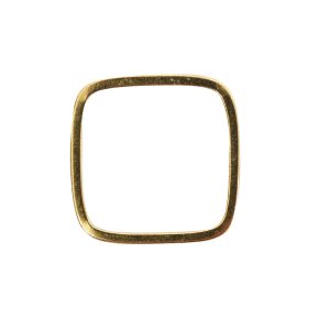 Ring Square Thin size 6Antique Gold