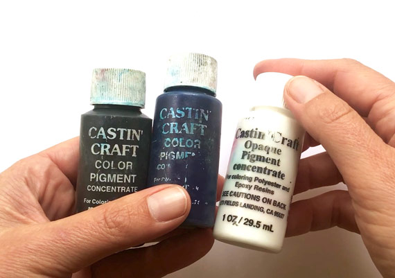 How to Mix and Colorize Epoxy Clay with Castin' Craft Opaque Pigments.  Tutorial + Video - Nunn Design