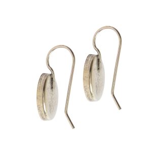 Earring Wire 12mm Circle<br>Antique Silver NF