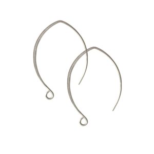 Ear Wire V-Style 33mmAntique Silver