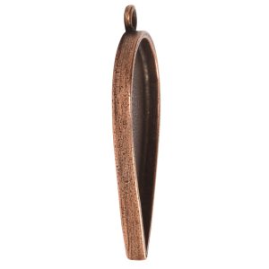 Grande Pendant Inverted Drop Single Loop<br>Antique Copper