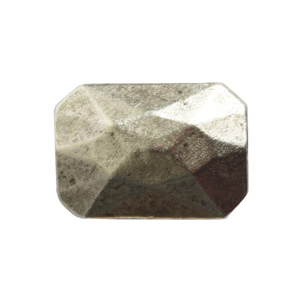 Metal Bead Faceted Rectangle 13x9mmAntique Silver