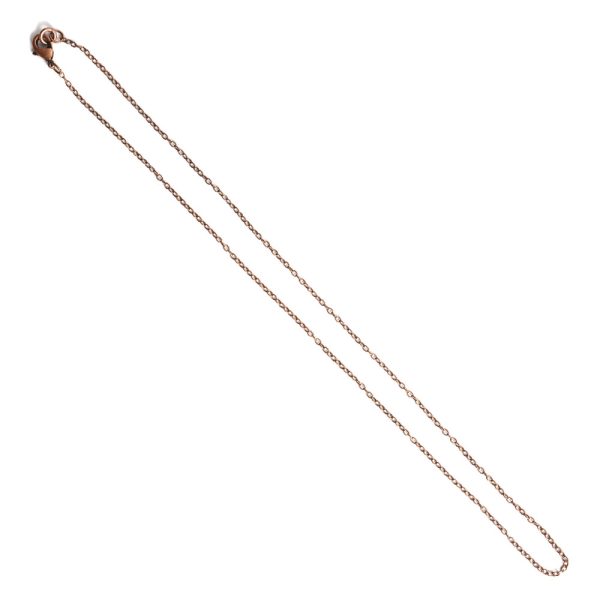 Necklace Delicate Link Cable Chain 18 InchAntique Copper