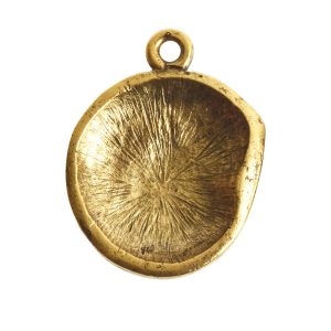 Pendant Charm Small Nautilus Single Loop<br>Antique Gold