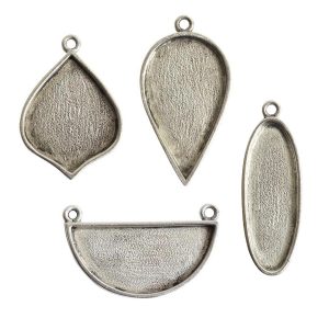 Buy & Try Findings Grande Pendant Combo PackAntique Silver
