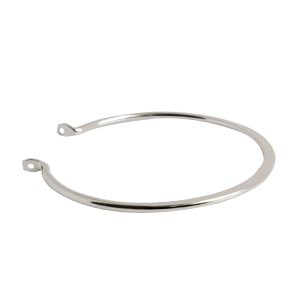 Wire Frame Open Circle GrandeSterling Silver Plate