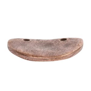 Primitive Tag Small Half Oval<br>Antique Copper