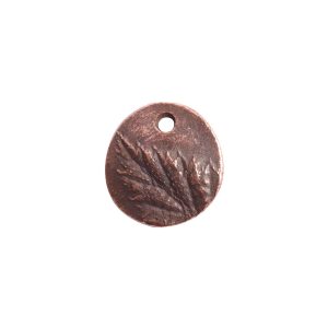 Charm Small Berry LeafAntique Copper