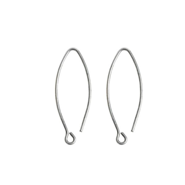 Titanium Ear Wires - 10 Pairs with Outside Loop - Made in the USA –  Creating Unkamen