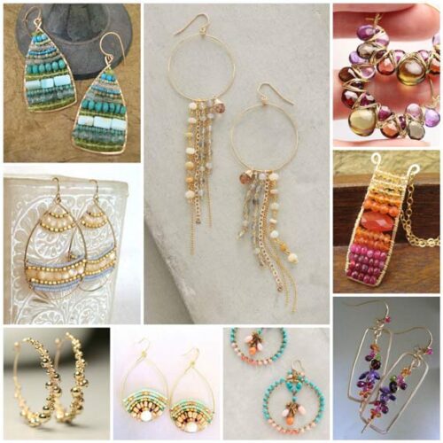 Wire Frame Earring Inspiration