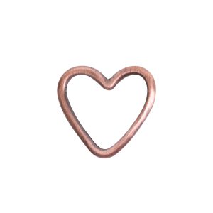 Hoop Small Heart<br>Antqiue Copper