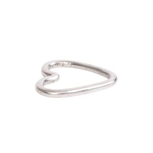 Hoop Small Heart<br>Antqiue Silver
