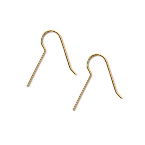 Ear Wire Long HooksAntique Gold Nickel Free