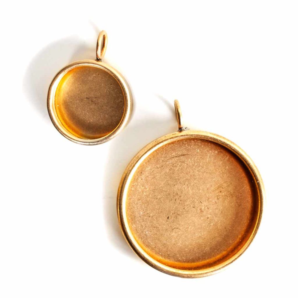 Kit De 14 Pendentifs à Lunette Ouverte Pour Bijoux DIY - En Alliage, Pour Remplissage De Résine, Paillettes, Création De Colliers Et Bracelets