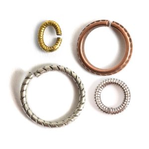 Textured Jump Rings