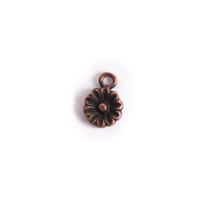 Charm Itsy Flower Aster<br>Antique Copper