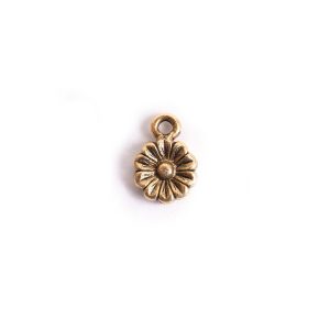 Charm Itsy Flower Aster<br>Antique Gold