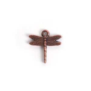 Charm Small DragonflyAntique Copper